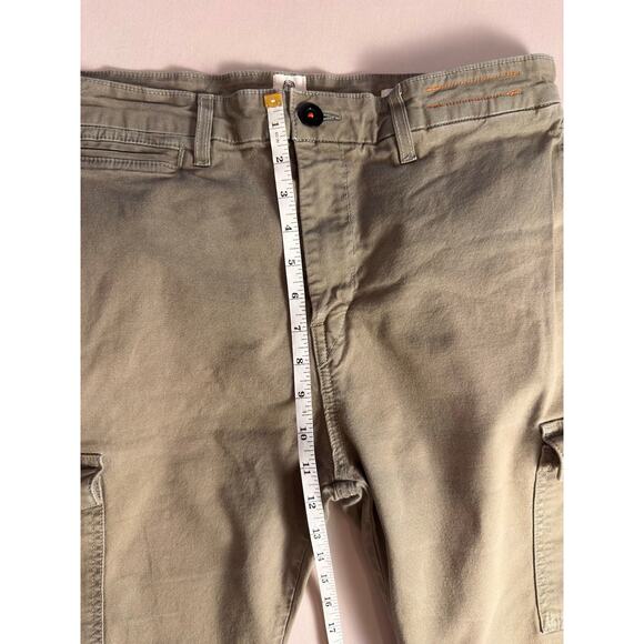 Hiroshi Kato Navy Nail Stretch Cargo Pants — 34 (Dark Green) - Picture 5 of 16